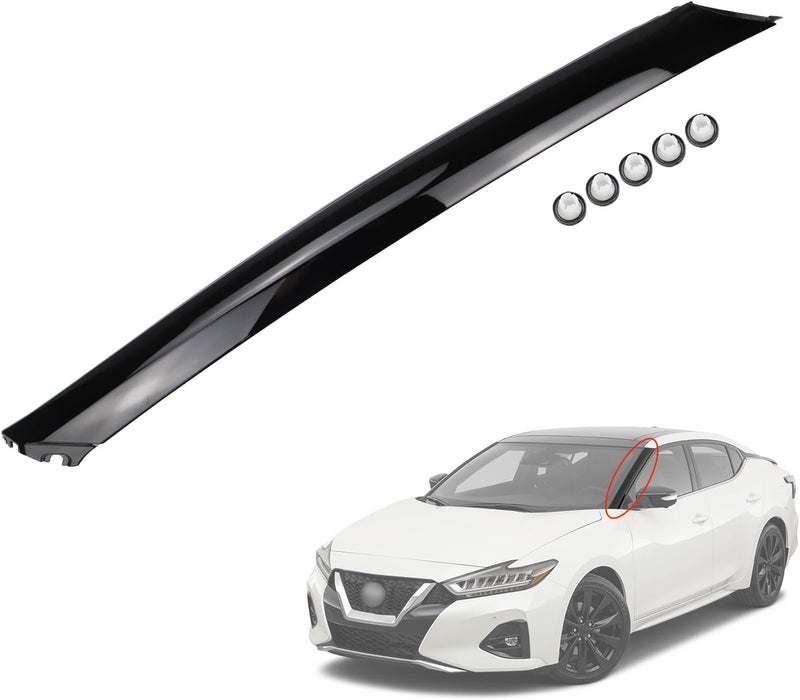 USTAR Windshield A Pillar Trim Molding Fit for Nissan Maxima 2016-2021 Replace 76837-9DD0A 768379DD0A Fit Front Left Driver Side - Image 1